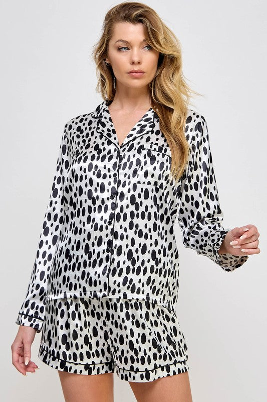 Ultimate Comfort Satin Pajama Set - Bee Creek Apparel