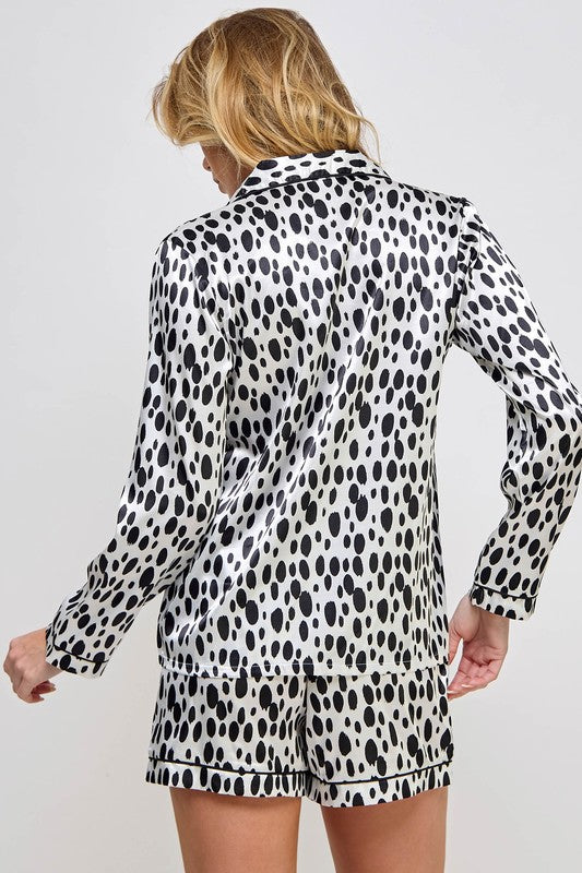 Ultimate Comfort Satin Pajama Set - Bee Creek Apparel