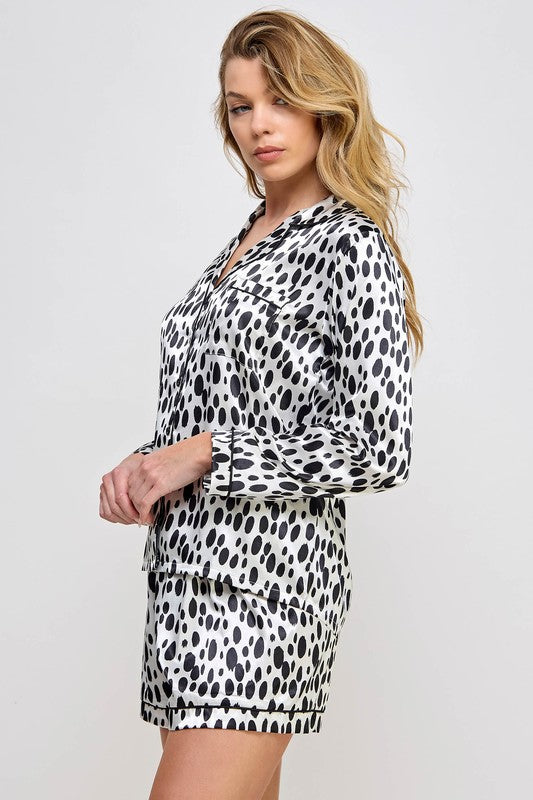 Ultimate Comfort Satin Pajama Set - Bee Creek Apparel