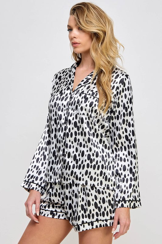 Ultimate Comfort Satin Pajama Set - Bee Creek Apparel