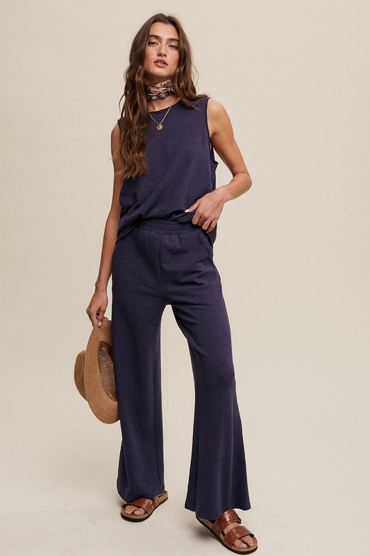 Soft Knit Tank and Sweat Pant Set - Bee Creek Apparel