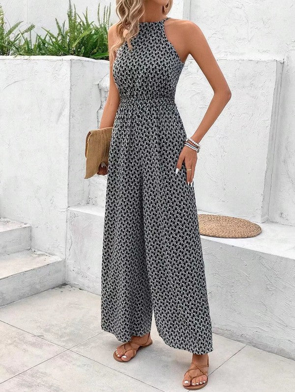 Patterned jumpsuit - Bee Creek Apparel