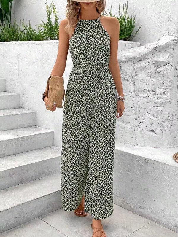 Patterned jumpsuit - Bee Creek Apparel