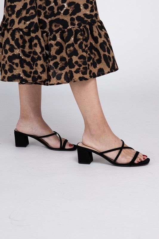 CRIMP-S Mule Sandal Heels - Bee Creek Apparel