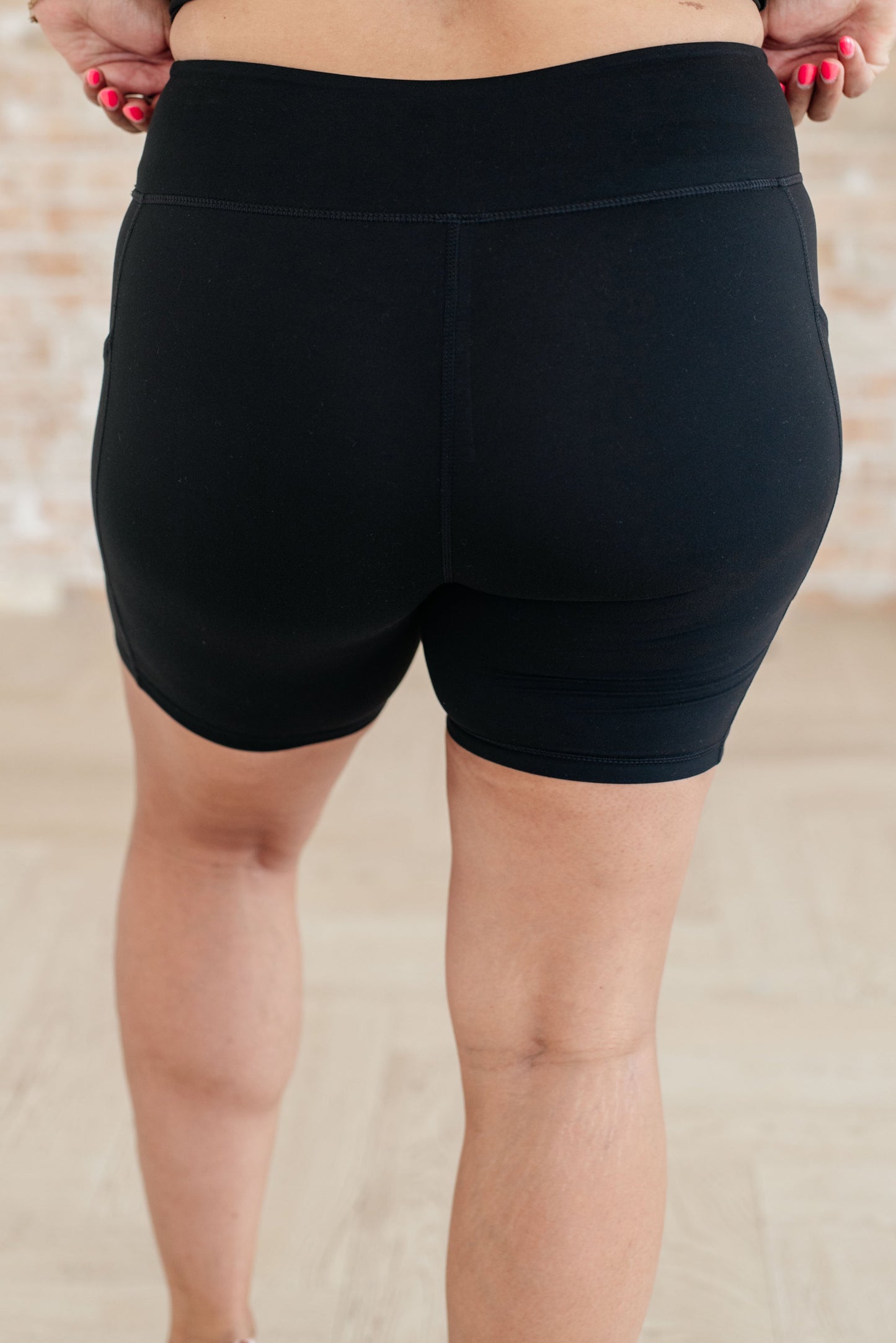 Getting Active Biker Shorts in Black - Bee Creek Apparel