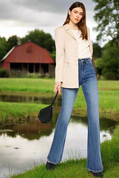 High Rise Flare Jeans