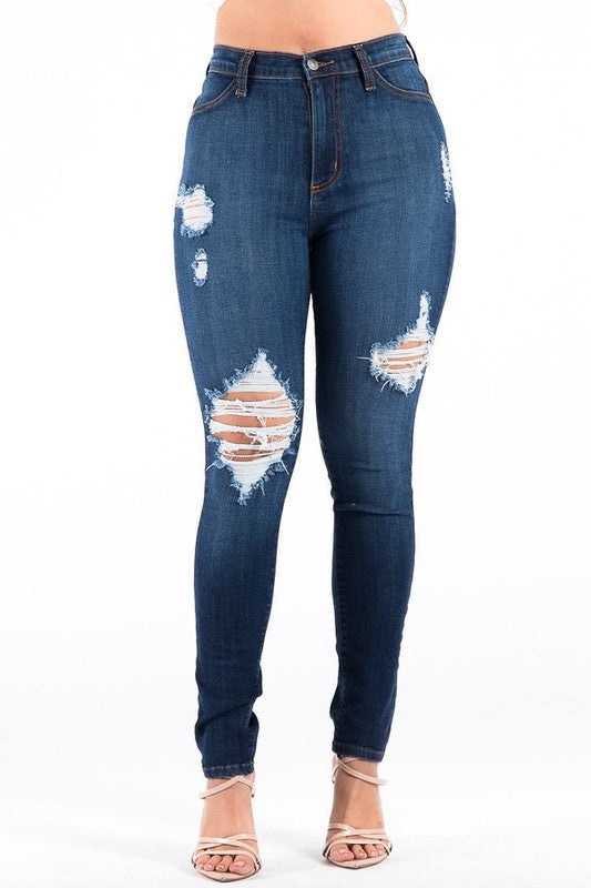 Kylie Skinny Jeans In Dark Wash