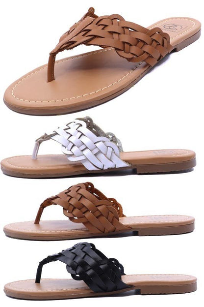 Braided Thong Sandal All-Day Wear