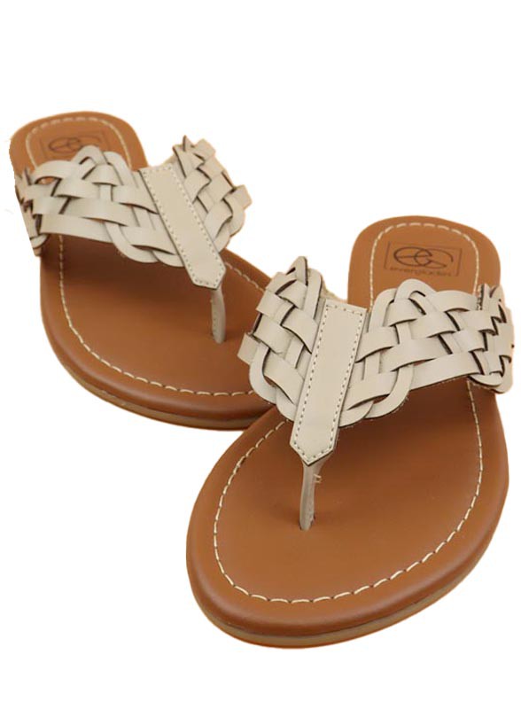 Braided Thong Sandal All-Day Wear