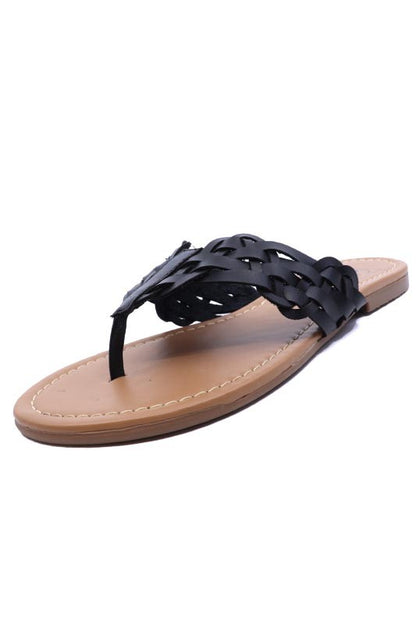 Braided Thong Sandal All-Day Wear