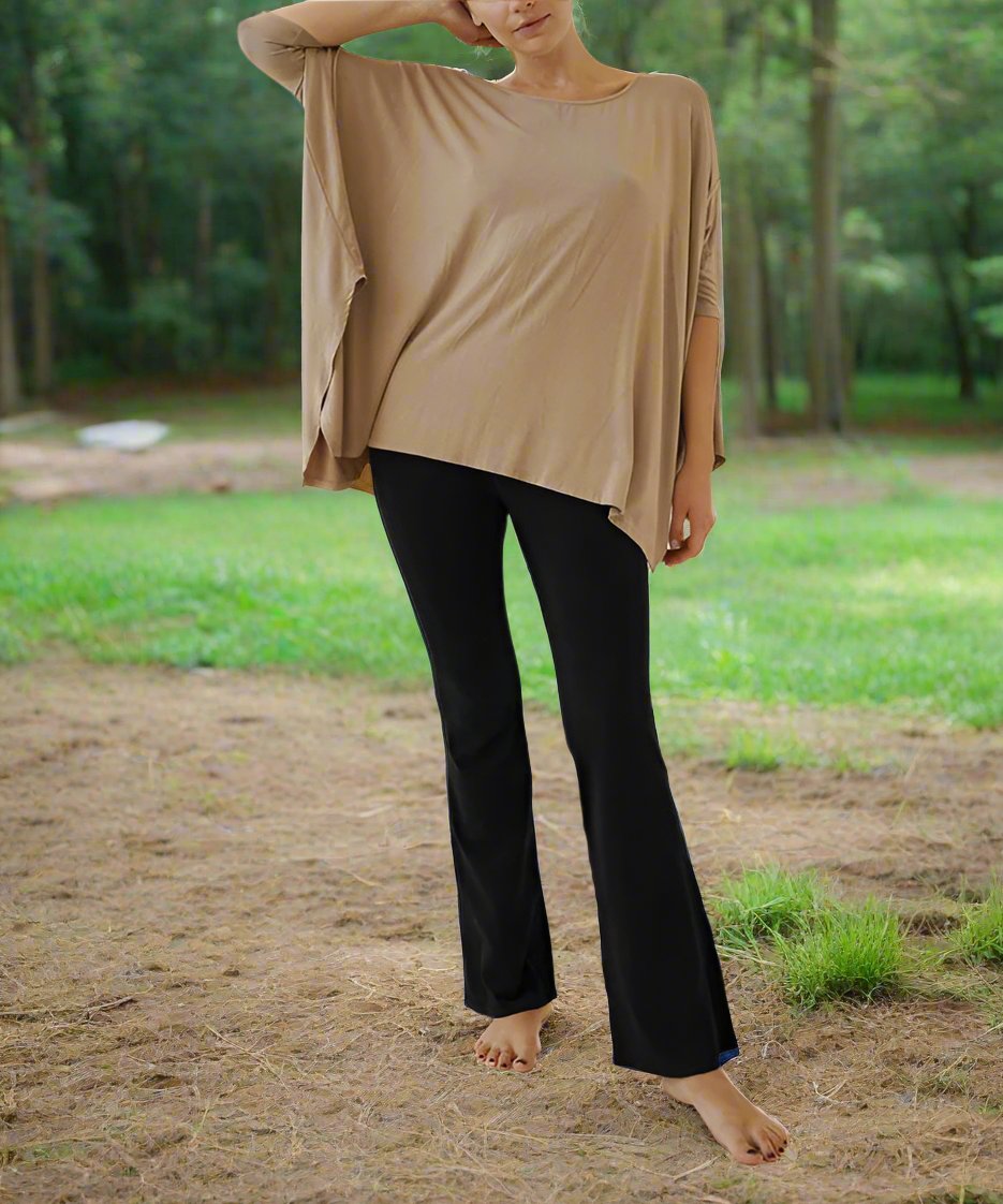 American-Made Bamboo Poncho Tunic