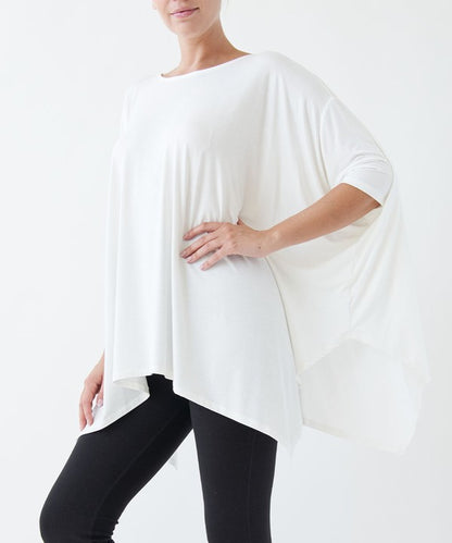 American-Made Bamboo Poncho Tunic