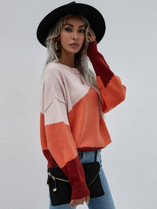 Long Sleeve Round Neck Sweater