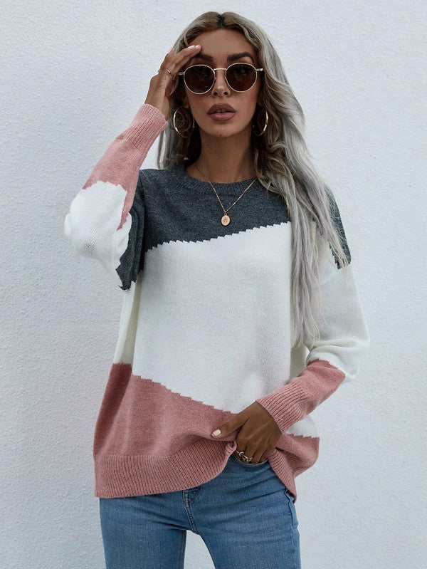 Long Sleeve Round Neck Sweater