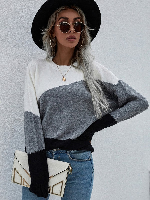 Long Sleeve Round Neck Sweater