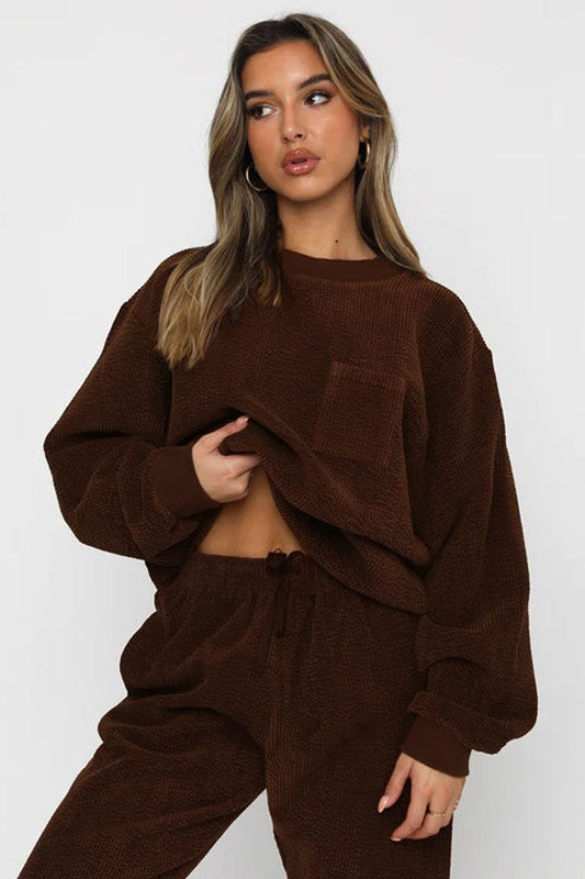 Two Piece Corduroy Western Set - Bee Creek Apparel