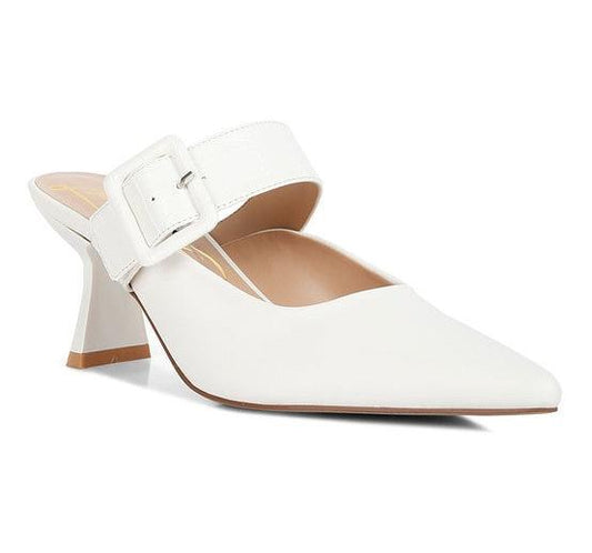 Star Slim Block Heel Mules