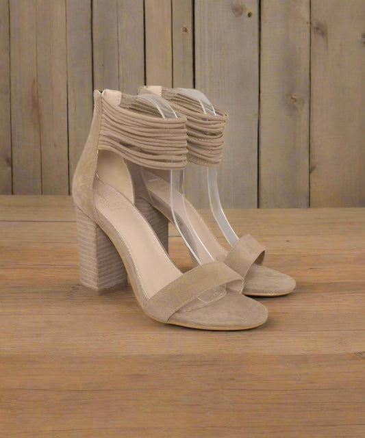 The Blake Strappy Ankle Wrapped Heel