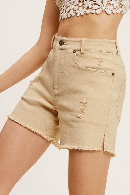 Snag These Casual Washed-Style Denim Shorts! - Bee Creek Apparel