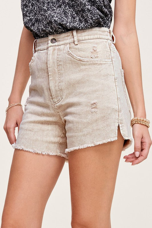 Snag These Casual Washed-Style Denim Shorts! - Bee Creek Apparel