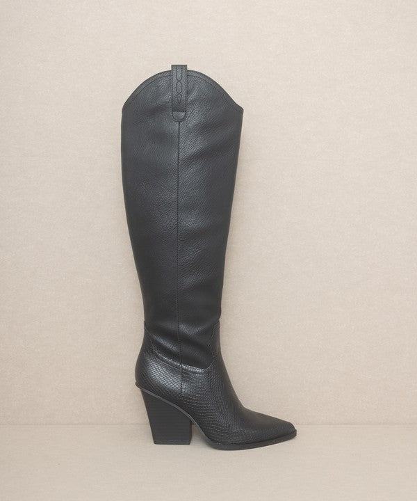 Classic Knee High Western Boots