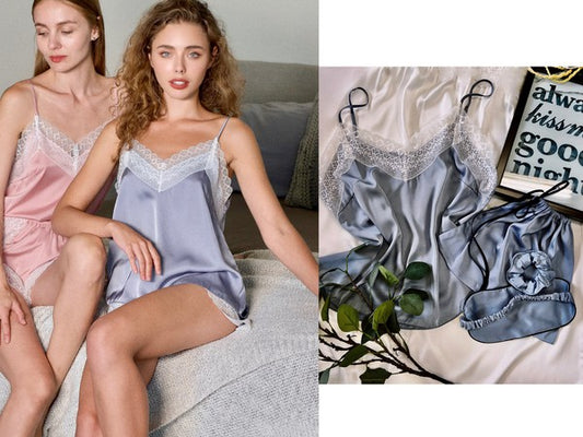 Beyond the Sky Blue 2-Piece PJ Set - Bee Creek Apparel