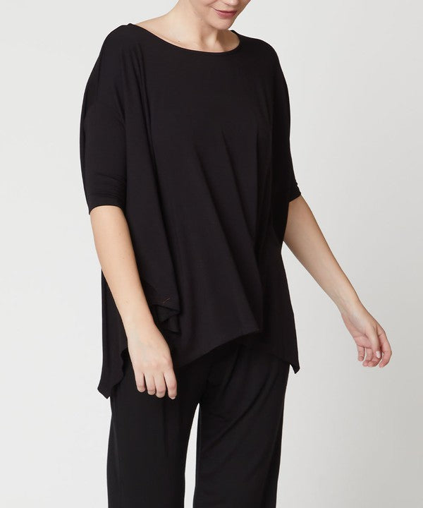 American-Made Bamboo Poncho Tunic