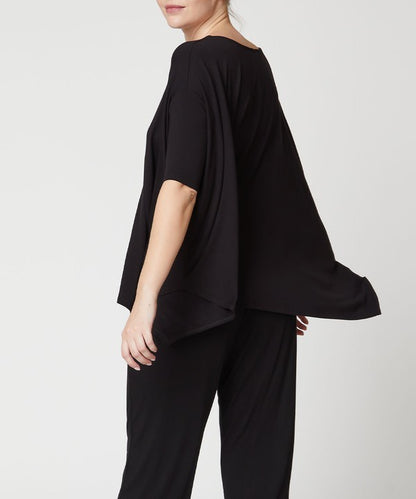 American-Made Bamboo Poncho Tunic