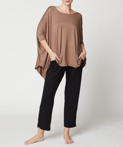 American-Made Bamboo Poncho Tunic