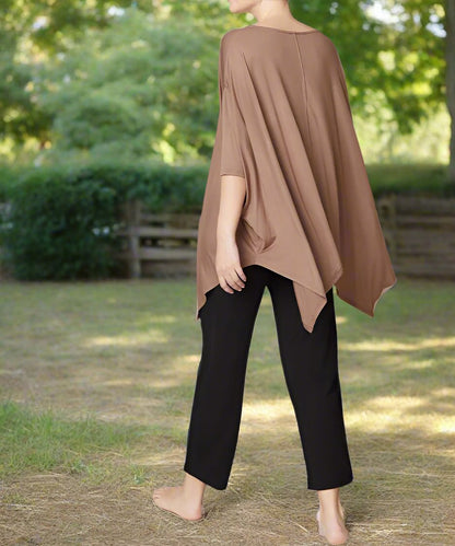 American-Made Bamboo Poncho Tunic