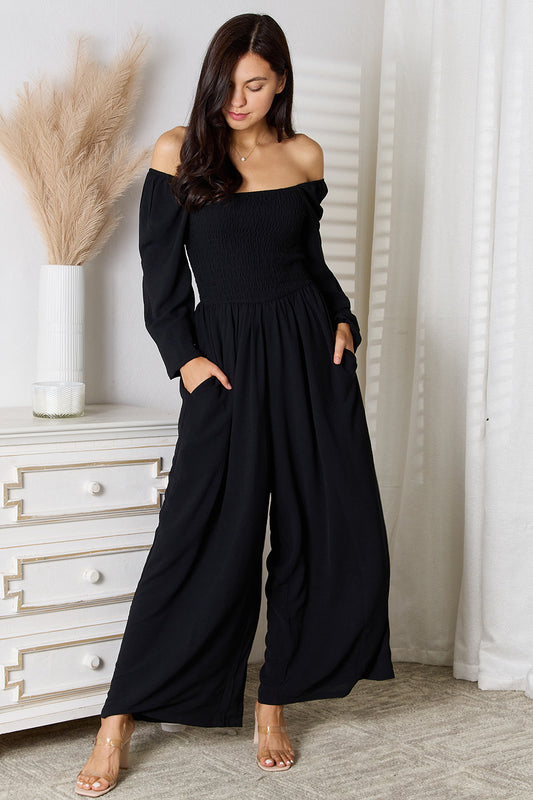 "Bee" Versatile In Our Square Neck Jumpsuit with Pockets