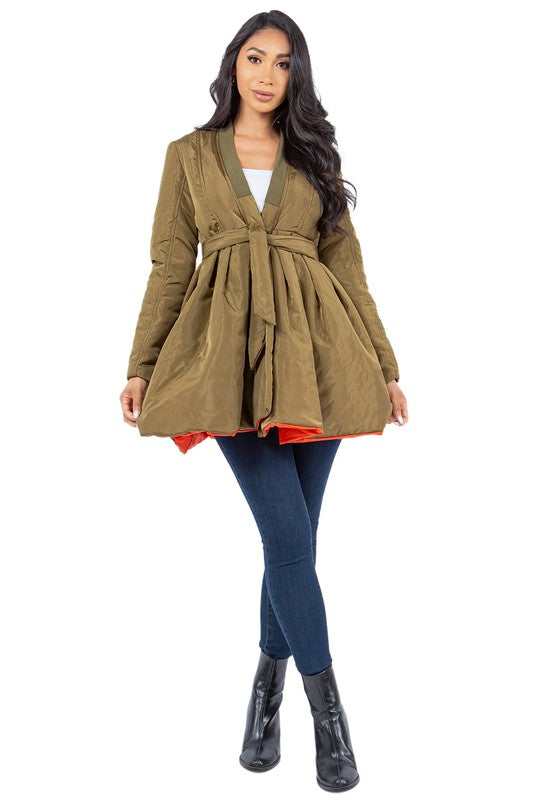 Fashion Puffer Jacket Dress