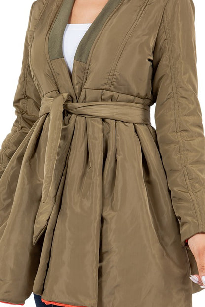 Fashion Puffer Jacket Dress