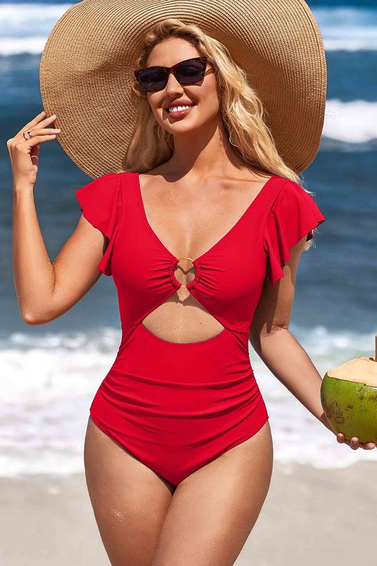 Add Some Excitement With One Piece Bathing Suit - Bee Creek Apparel