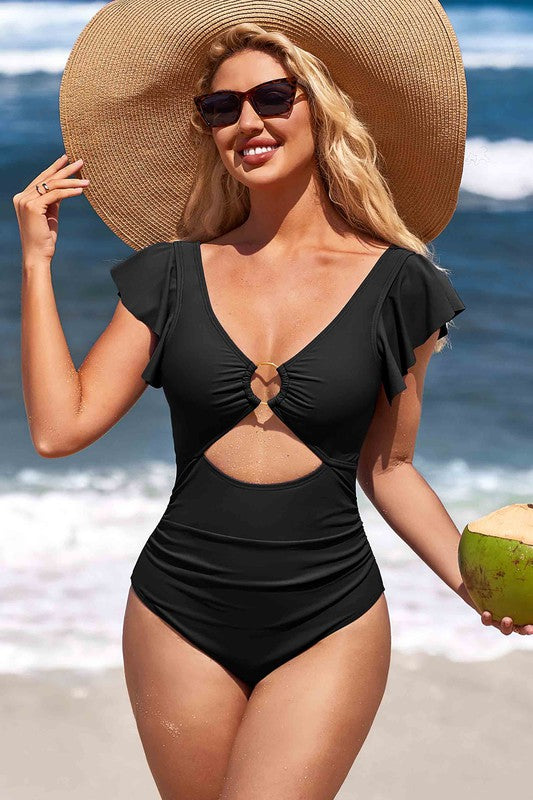 Add Some Excitement With One Piece Bathing Suit - Bee Creek Apparel