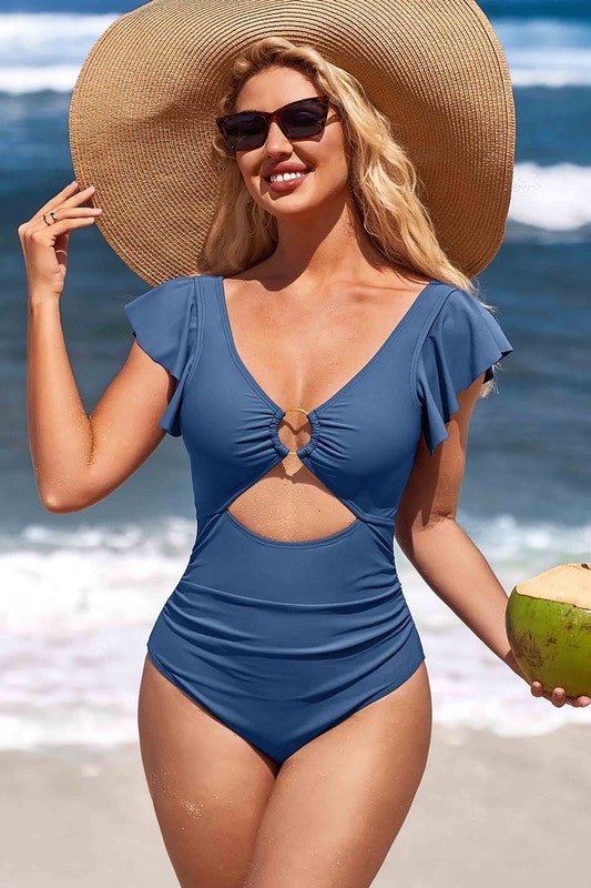 Add Some Excitement With One Piece Bathing Suit - Bee Creek Apparel