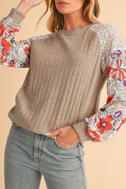 Showcasing Our Cotton Stripe Drop Shoulder Sweatshirt