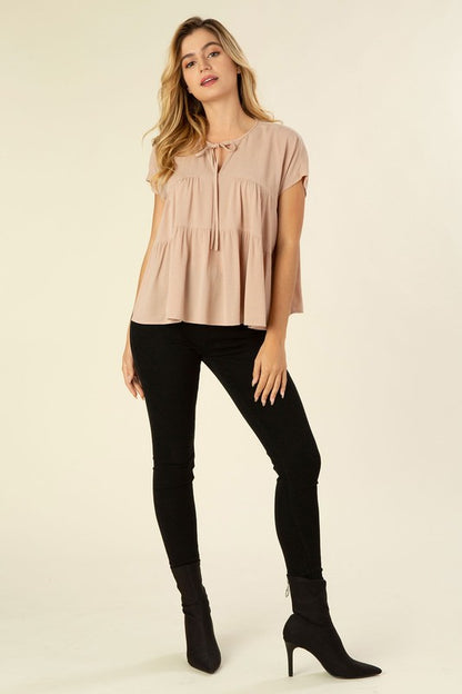 A Line Tiered Blouse