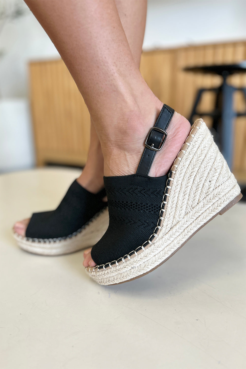 Forever Link Peep Toe High Heel Sandals - Bee Creek Apparel