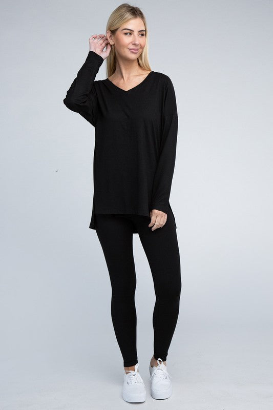 Activewear Brushed DTY Microfiber Loungewear Set - Bee Creek Apparel