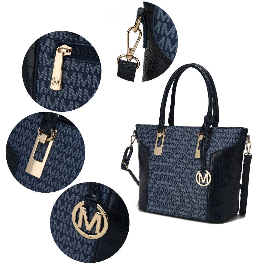 MKF Collection by Mia K - Shonda 3 PC Set - Tote, Handbag, & Wallet