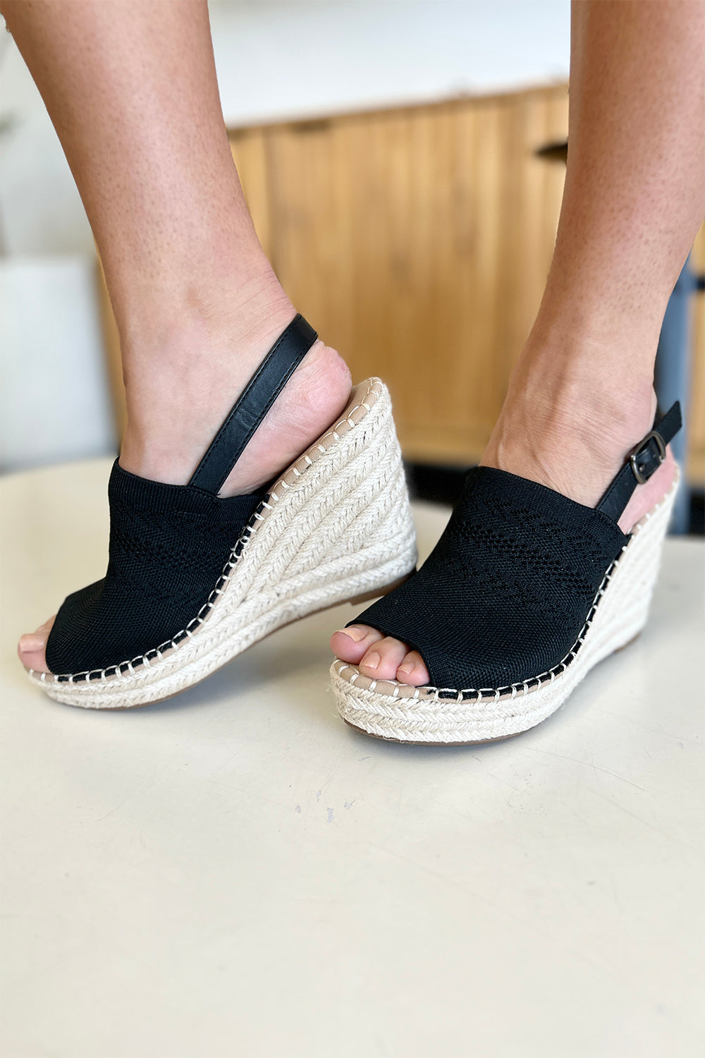 Forever Link Peep Toe High Heel Sandals - Bee Creek Apparel