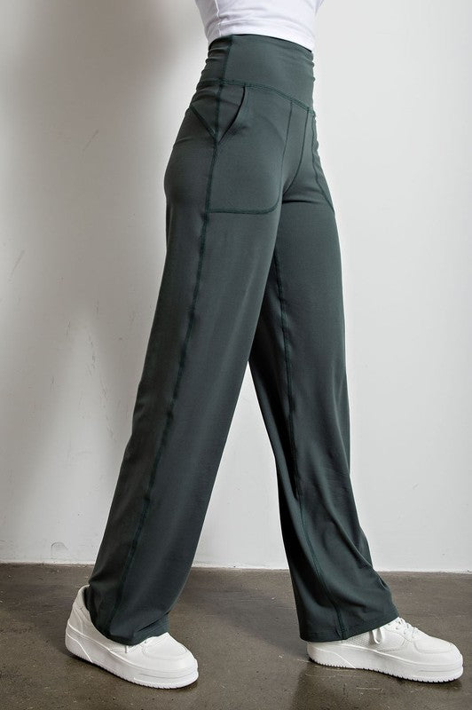 The Ultimate Blend of Comfort Butter Straight Leg Pants - Bee Creek Apparel