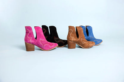 Journee Ankle Boots in Tan - Bee Creek Apparel