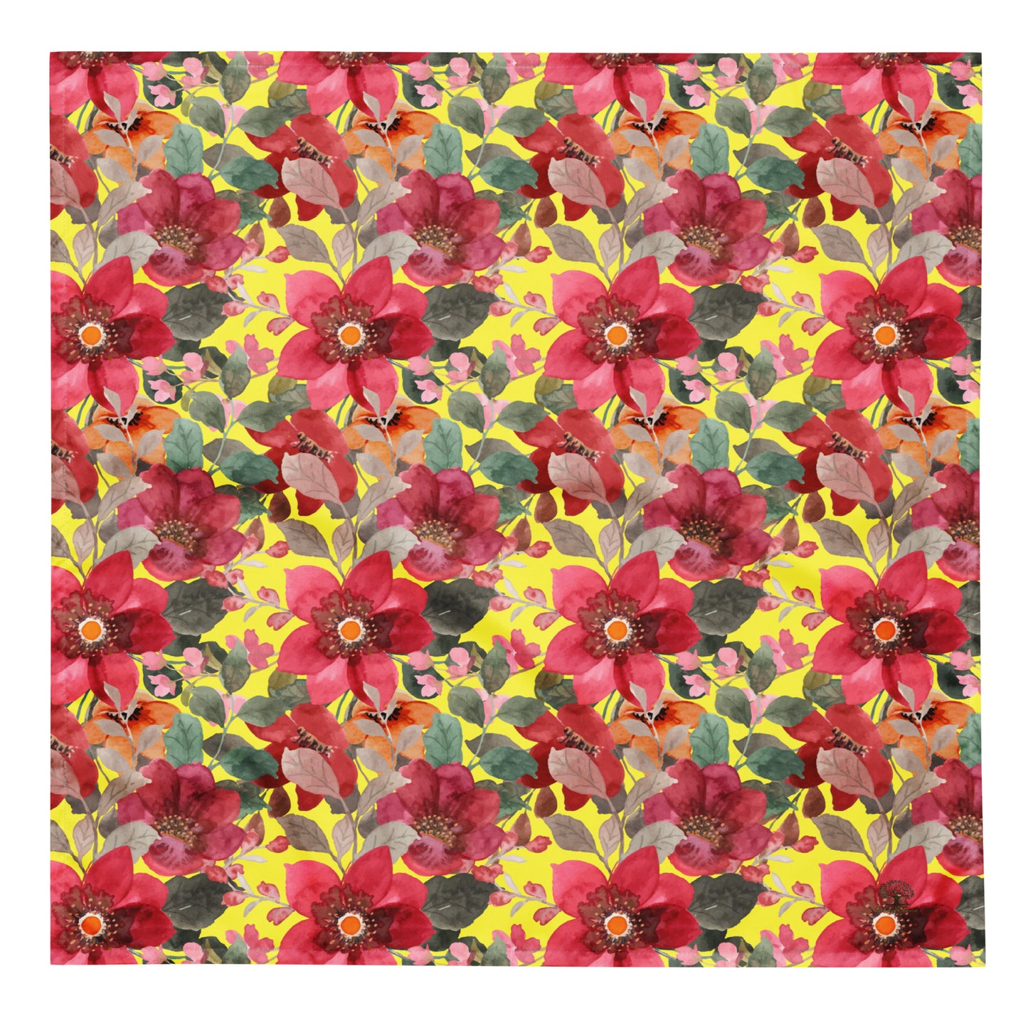 Bee Creek Apparel's "Floral Waves" Bandana Tie