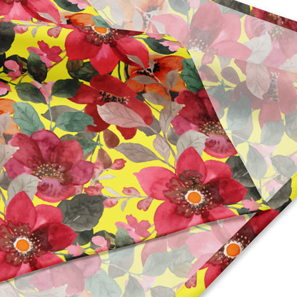 Bee Creek Apparel's "Floral Waves" Bandana Tie