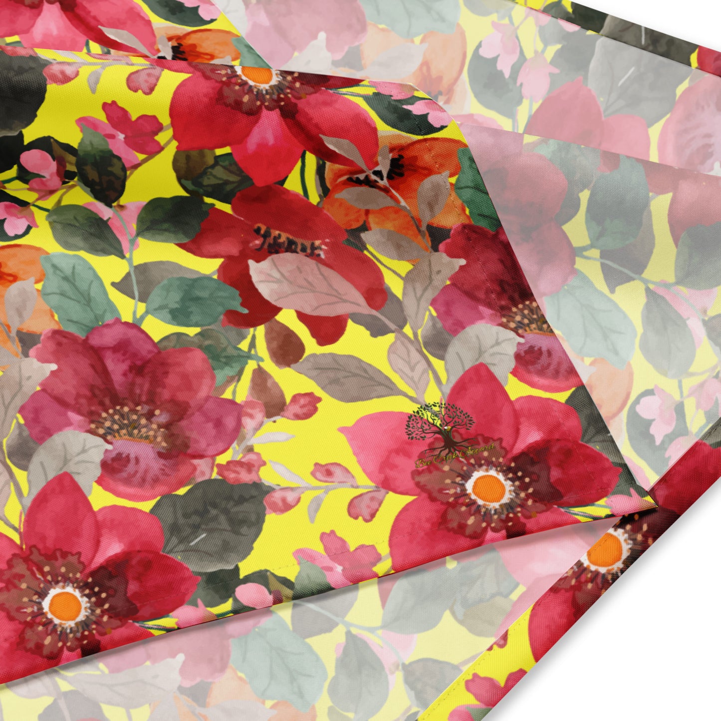 Bee Creek Apparel's "Floral Waves" Bandana Tie