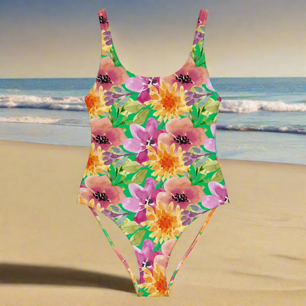 Bee Creek Apparel's "Ocean Breeze" One-Piece Swimsuit