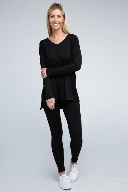 Activewear Brushed DTY Microfiber Loungewear Set - Bee Creek Apparel