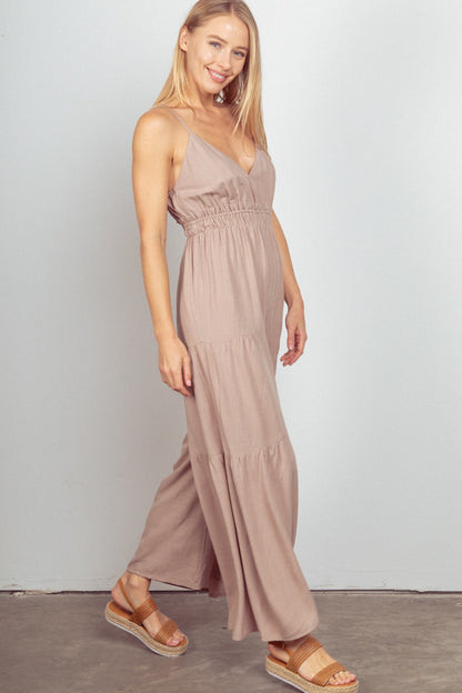 The Woven Wide Leg Jumpsuit